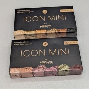 Makeup Palette Icon Mini Absolute New York Bundle Gold Glitz Royal Tea
